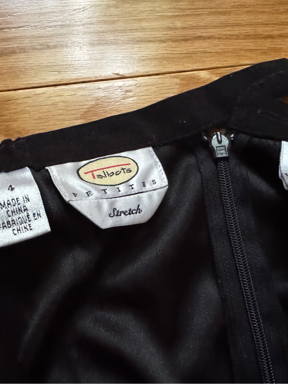 Talbots Black Girls Stretch Skirt